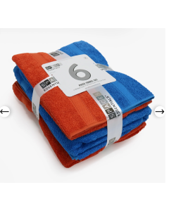 KITCHEN TOWEL 6 PCS SET 100