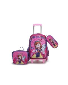 KIDS BAG 3 PCS SET WITH TROLLEY 125